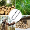 Pack of 3 Saw Chains 3/8 Inch 1.3 mm 52TG