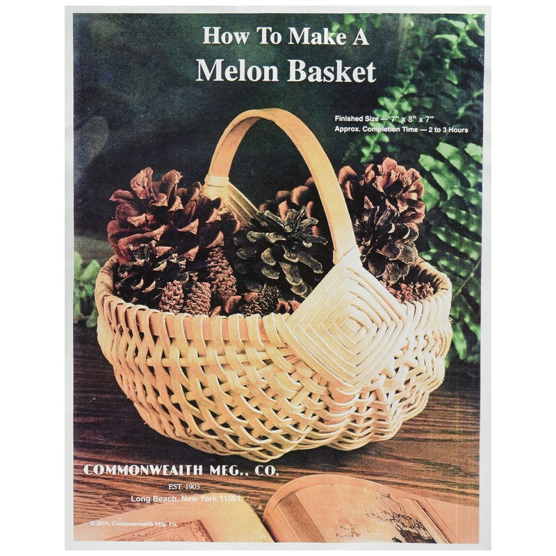 Commonwealth Basket Blue Ridge Basket Kits, Melon Basket, 8-Inch by,