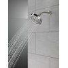 Delta 6-Setting Brushed Nickel Shower Head with High Pressure Spray,