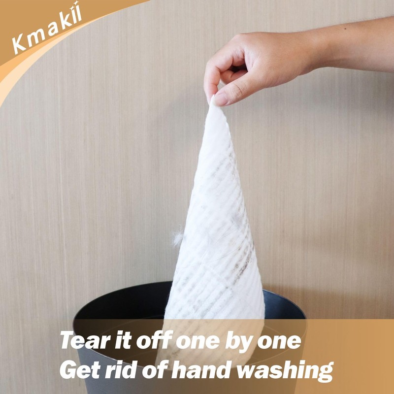 KMAKII Dry Dusting Cloths,Dry Sweeping Cloths,Dry Mop Refills Sweeper Disposable
