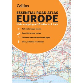 Collins Essential Road Atlas Europe: A4 Paperback