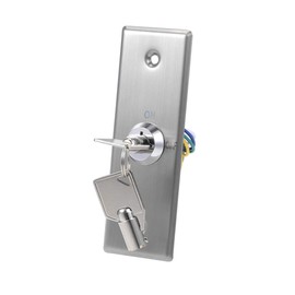 sourcing map Key Switch Lock On/Off Exit Door Lock Emergency Door Release SPST for Access Control with 2 Keys