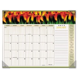 AAG89805 - Recycled Floral Panoramic Desk Pad