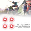 78A 60x45mm HighElastic Skateboard Flash Wheel PU Filling for Longboard