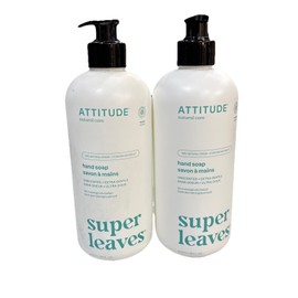 ATTITUDE Liquid Hand Soap Unscented 2 Pack (16 FL Oz Per Bottle)