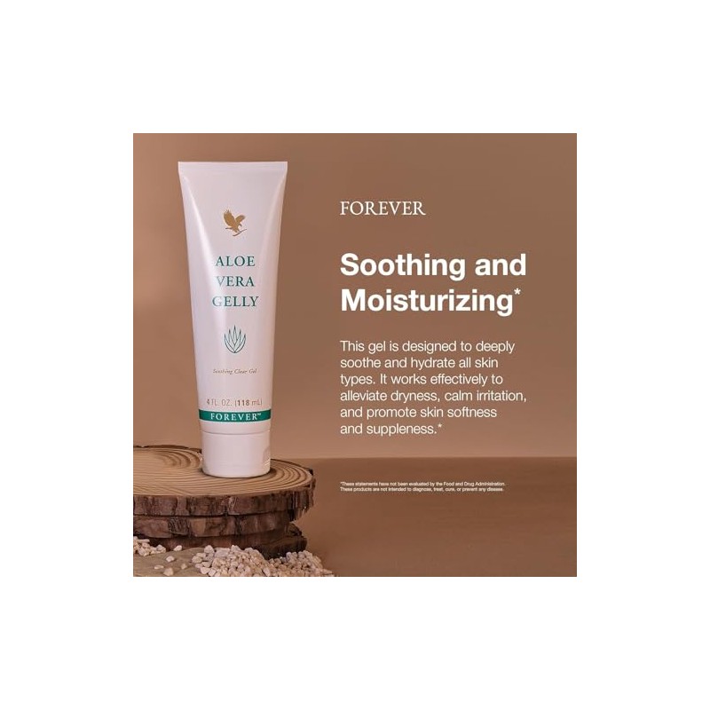 Aloe Vera Gelly 4 fl. oz. 100% stabilized aloe vera