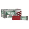 DIXON Industrial Carpenter Pencils, Hard Graphite Core, Red/Black, 7", 12-Pack