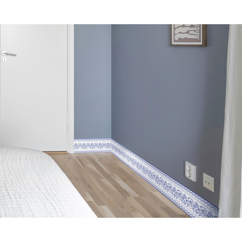 FLFK Mirror Frame Border - Floral Peel and Stick Wall