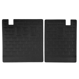 IKON MOTORSPORTS, Rear Seat Protector Backrest Cover Compatible with 2016-2025 Honda Pilot, Black XPE Waterproof Seat Back Liners Mat Pad Interior Accessories 2 Pieces