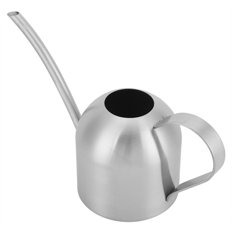 500ml Stainless Steel Indoor Outdoor Watering Can Garden Plant Flower