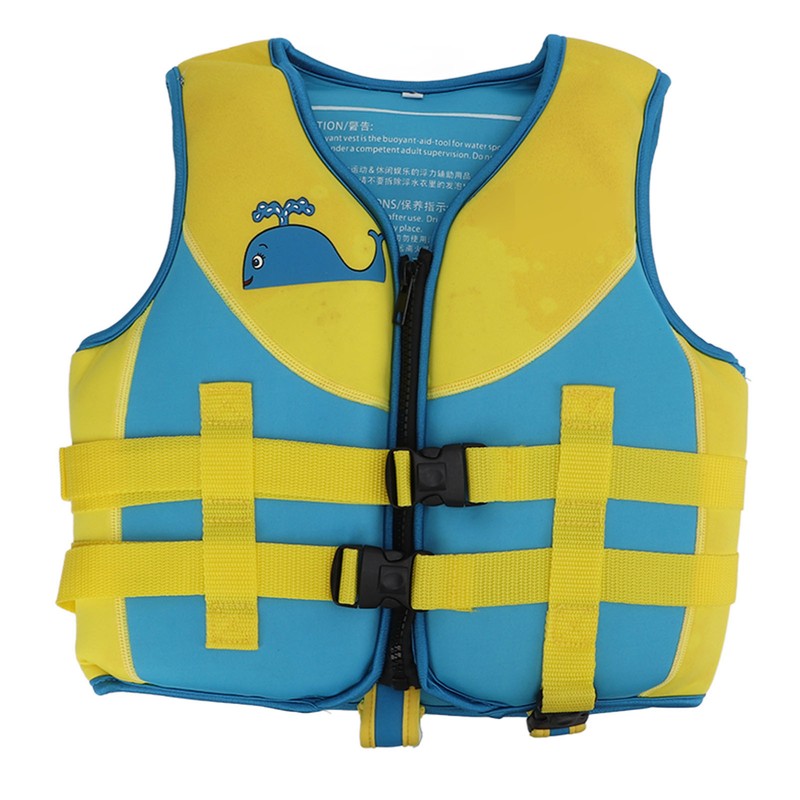 Kids Buoyancy Vest Adjustable Double Belt Design Safe Children Floating