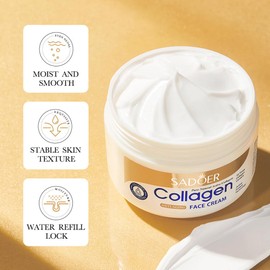 Reepic Cosmer Collagen Moisturizer Cream, Hydrates & Firming Face Anti Aging Cream - Reduce Wrinkles Cream for Women and Men, Day and Night Facial Moisturizer, Lifted and Firm Tightens Skin
