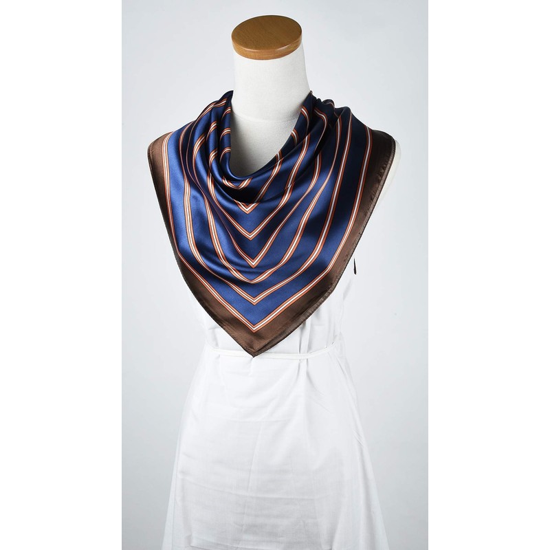 corciova Bufanda cuadrada de seda para mujer, 35 x 35