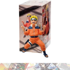Uzumaki Narut o II: 14cm Vibration Stars Statue Figurine Bundled with 1 A.C.G. Compatible Theme Trading Card (88195/2633267)