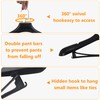 DEDU Plastic Extra Wide Shoulder Suit Hangers for Men 6