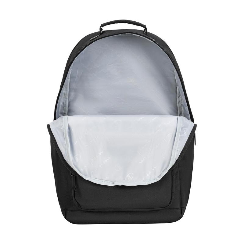 Champion Council Backpack, Black/White, Medium
