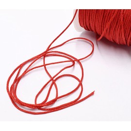 Anawakia Nylon Cord Nylon Cord 100 m x 0.8 mm Nylon Trim Cord Nylon Hand Knitting Cord Beading Thread for DIY Necklace Jewellery Making (Light Grey)