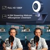 VITADE 960A Pro Webcam with Light, Streaming Cam with Microphone,