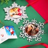 Jetec Christmas Snowflake Photo Frames Metal Christmas Tree Snowflake Photo