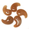 Natural Stone Magatama Necklace Peach Aventurine (1 Piece)