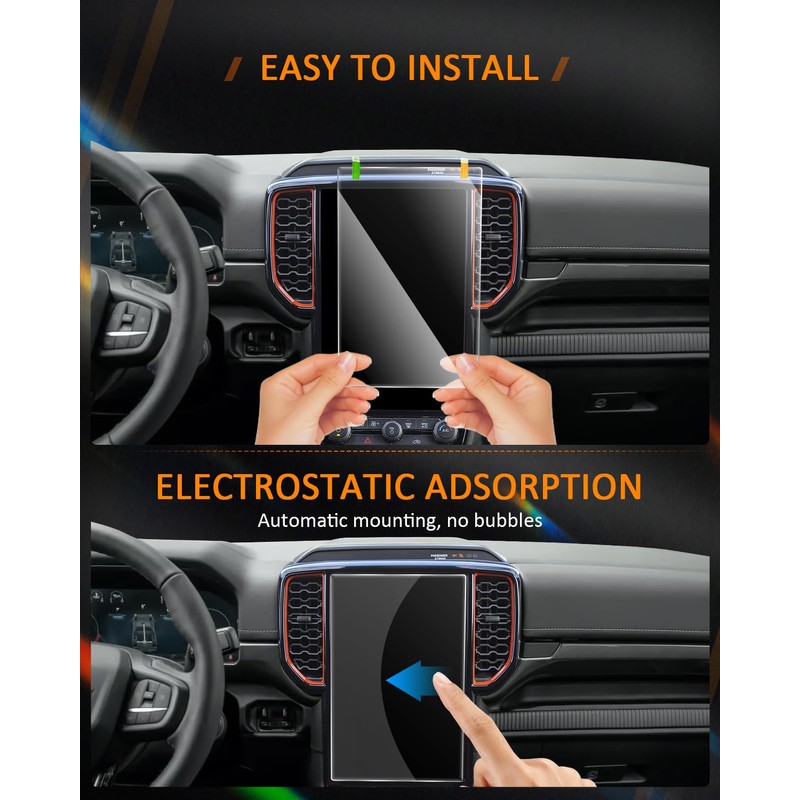 CDEFG For 2024 2025 2026 Ford Ranger Screen Protector -