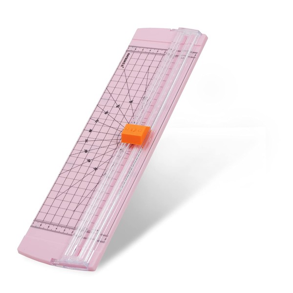 RAYSOONER PT-RC4000 Paper Cutter A4 Size 10 Pcs Paper Business Card Photo Cutter Pink