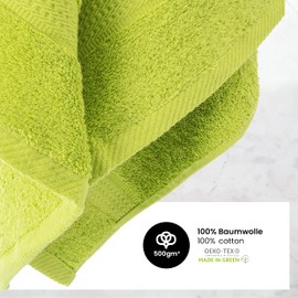 4 Pieces/8 Pieces, Hand Towel Set in Various Colours, 4/8 Hand Towels, 50 x 100 cm