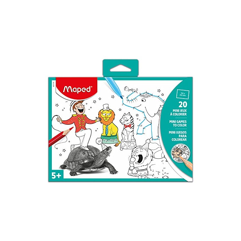 Maped 831216Ac Colouring Pocket Games