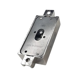 cyclingcolors Cabinet Lock with Key Vintage Rund Burnished Furniture Wardrobe Cupboard Drawer Cabinet Door Catch, Left