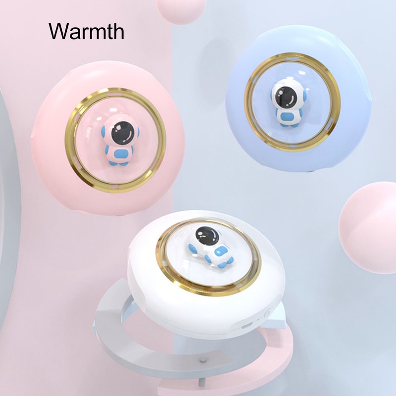 Spaceman Hand Heater Night Light USB Rechargeable Portable 2 Gears