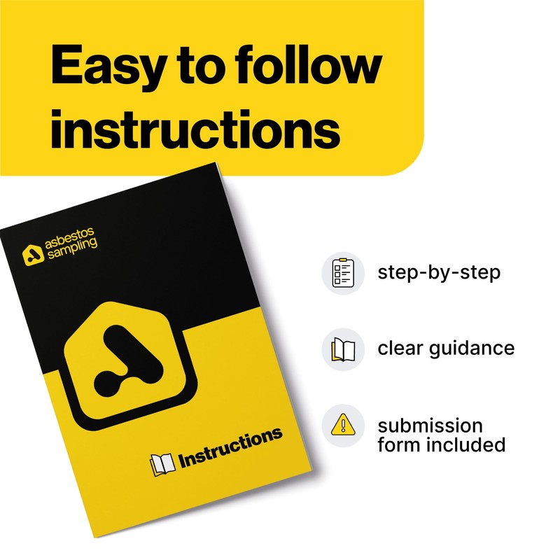 Asbestos Test Kit - Sample Only Testing - 72hr (3