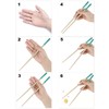 loopki Fiberglass Chopsticks, Reusable Chopsticks Set Dishwasher Safe, 5 Colors