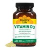 Country Life Country Life Vitamin D3 2500 IU Soft Gels,