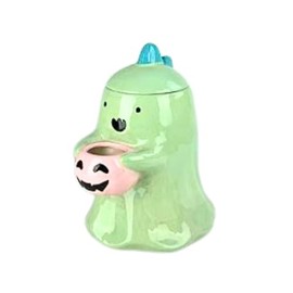 10 Strawberry Street Ghost Dinosaur Cookie Jar