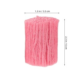 OHPHCALL Handmade Wool Yarn Ball Pendant 7Pcs Set for Crochet Hook Rug Yarn DIY Craft Supply Knitting Sewing Rug Making