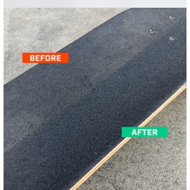 Fireball Grip Tape Cleaner for Skateboards - 2 x Skateboard Grip Gum Griptape Abrasive Cleaning Sticks - Rubber Grip Cleaner Skateboard Accessories for Boys & Girls