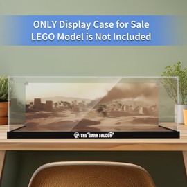 PIPART Acrylic Display Case for 75389 The Dark Falcon; ONLY Display Case, Model NOT Included
