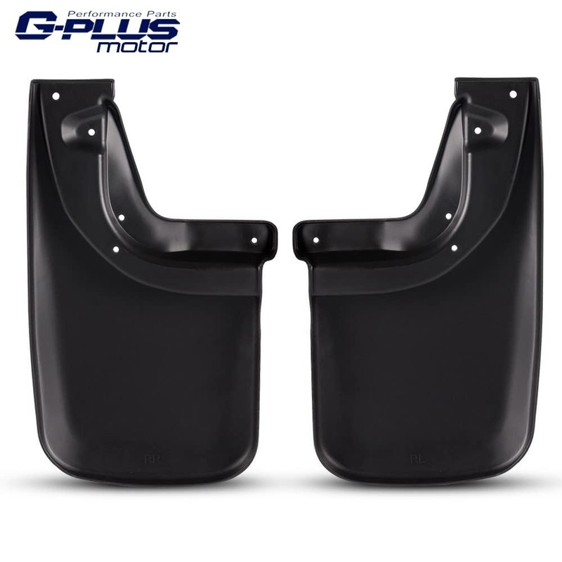 G-PLUS 2PCS Rear Heavy Duty Molded Mud Flaps, Compatible with