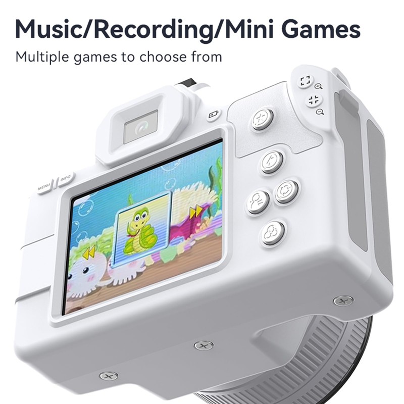 Digital Camera, 16X Optical Zoom, 2K 48MP Vlogging Camera, Rear