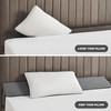 IFNOW Bed Wedge Pillow for Headboard Gap Filler(60"x6"x10") Mattress Gap