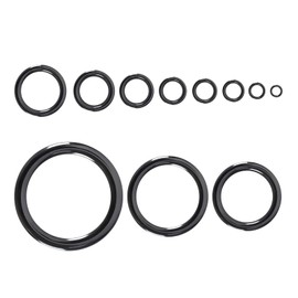 VICZON 11 Piece Fishing Rod Guide Rod Ring Set, Ceramic Guides, Fishing Rod Ring Made of Ceramic, 11 Sizes, 3.7 mm - 29.9 mm Fishing Rod Repair Tip Ring Rod Ring Fishing Rod Guide