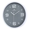 Lafocuse 3D Large Numbers Grey Wall Clock Silent Modern Wall
