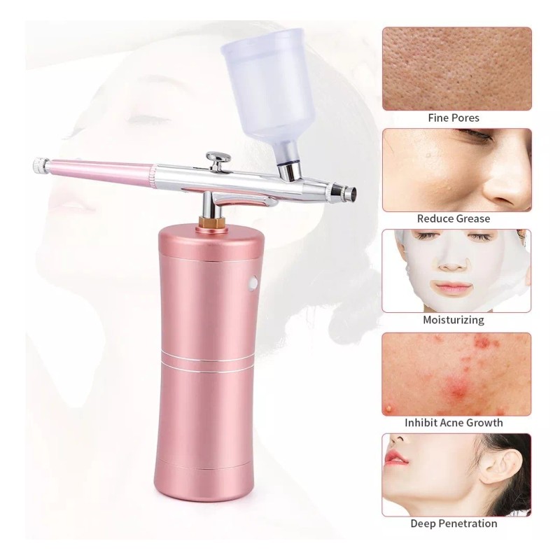 ForeverLily Kit Mini Aerógrafo Inalámbrico Arte, Tatuaje, Artesanía