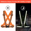 Oeyliz Reflective Vest for Men Women Running 2Pack Reflective Safety