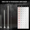 Chipboard Screws Stainless Steel A2 - 4.5 x 50 mm,