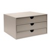 UnionBasic Document Organizer, 3-Drawer File Cabinet Document Storage Box, Office
