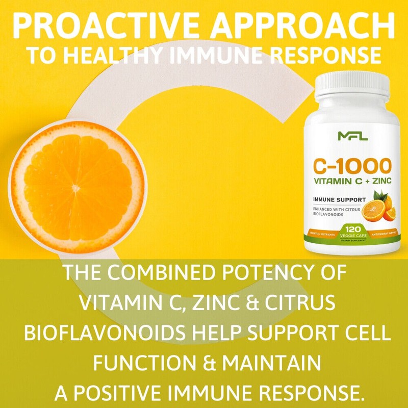 MFL VITAMIN C 1000MG + ZINC 25MG | IMMUNE SUPPORT
