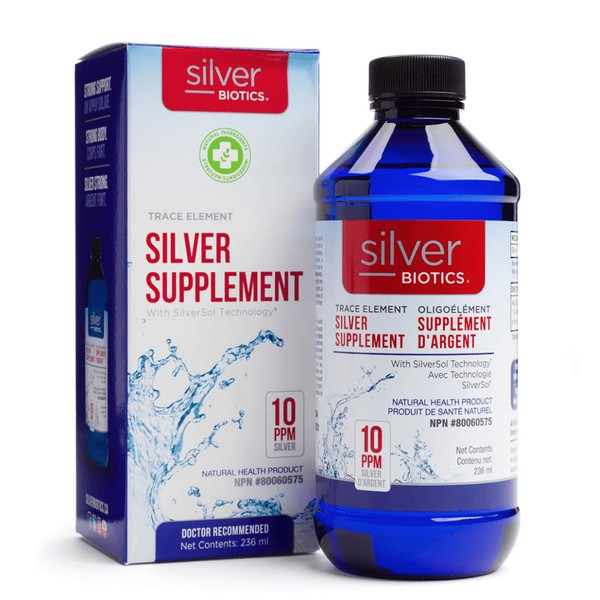 AMERICAN BIOTECH LABS Silver Biotics Trace Element Silver Supplement 236ml