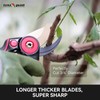 FLORA GUARD Heavy Duty Bypass Secateurs with SK5 Steel Blade,