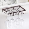 FOMANSH Wine Glass Rack - Under Cabinet Stemware Wine Glass